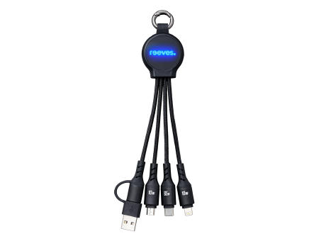 6-in-1 Ladekabel mit Beleuchtung REEVES-PUHALANI SWITCH