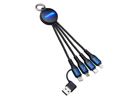 6-in-1 Ladekabel mit Beleuchtung REEVES-PUHALANI II