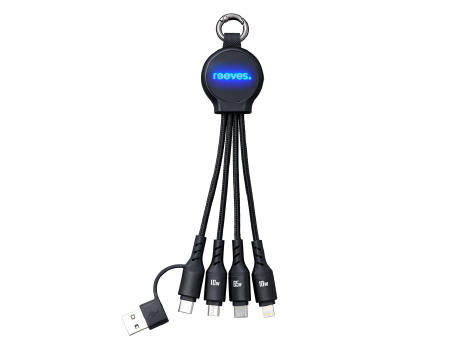 6-in-1 Ladekabel mit Beleuchtung REEVES-PUHALANI SWITCH