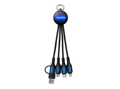 6-in-1 Ladekabel mit Beleuchtung REEVES-PUHALANI II