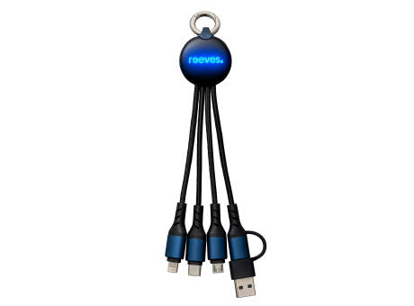 6-in-1 Ladekabel mit Beleuchtung REEVES-PUHALANI II