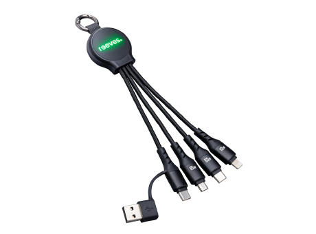 6-in-1 Ladekabel mit Beleuchtung REEVES-PUHALANI SWITCH