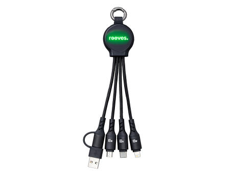 6-in-1 Ladekabel mit Beleuchtung REEVES-PUHALANI SWITCH