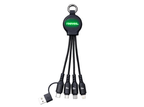 6-in-1 Ladekabel mit Beleuchtung REEVES-PUHALANI SWITCH