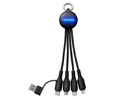 6-in-1 Ladekabel mit Beleuchtung REEVES-PUHALANI II