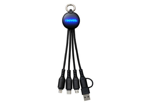 6-in-1 Ladekabel mit Beleuchtung REEVES-PUHALANI II