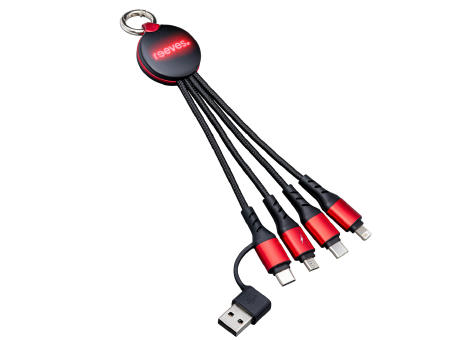 6-in-1 Ladekabel mit Beleuchtung REEVES-PUHALANI II