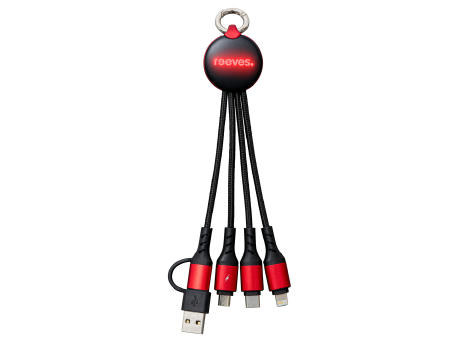6-in-1 Ladekabel mit Beleuchtung REEVES-PUHALANI II