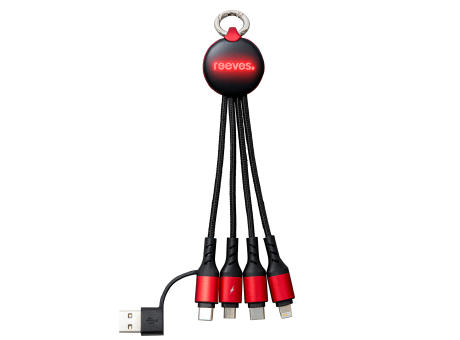 6-in-1 Ladekabel mit Beleuchtung REEVES-PUHALANI II