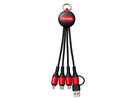 6-in-1 Ladekabel mit Beleuchtung REEVES-PUHALANI II