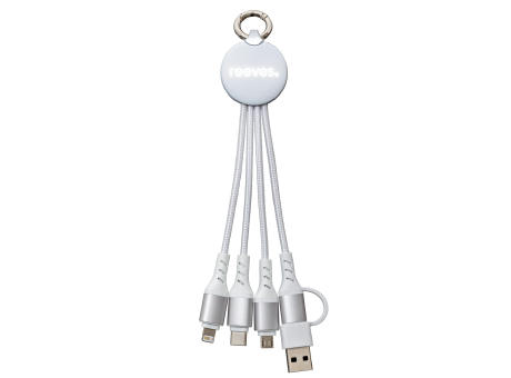 6-in-1 Ladekabel mit Beleuchtung REEVES-PUHALANI II