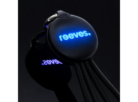 6-in-1 Ladekabel mit Beleuchtung REEVES-PUHALANI II
