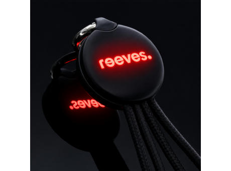 6-in-1 Ladekabel mit Beleuchtung REEVES-PUHALANI II