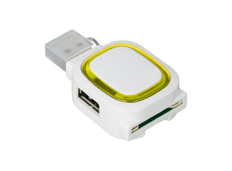 USB-Hub mit 2 Anschlüssen und Speicherkartenlesegerät COLLECTION 500