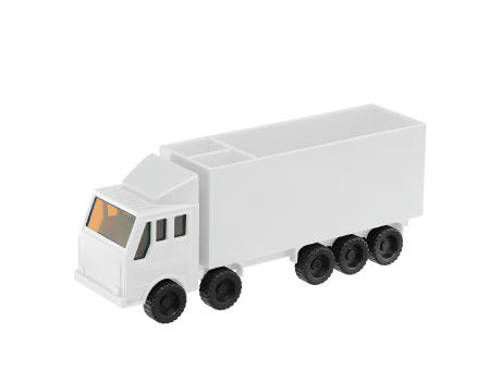 Zettelbox mit Köcher "LKW"