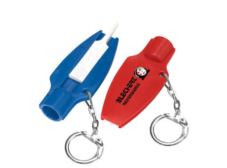 Reifenprofiltiefenmesser mit Ventilkappendreher