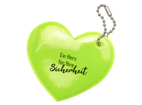 Weich-Reflektor mit Kugelkette, Herz