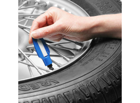 Reifenprofiltiefenmesser mit Ventilkappendreher