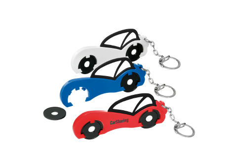 Chiphalter mit zwei 1€-Chips "Auto"