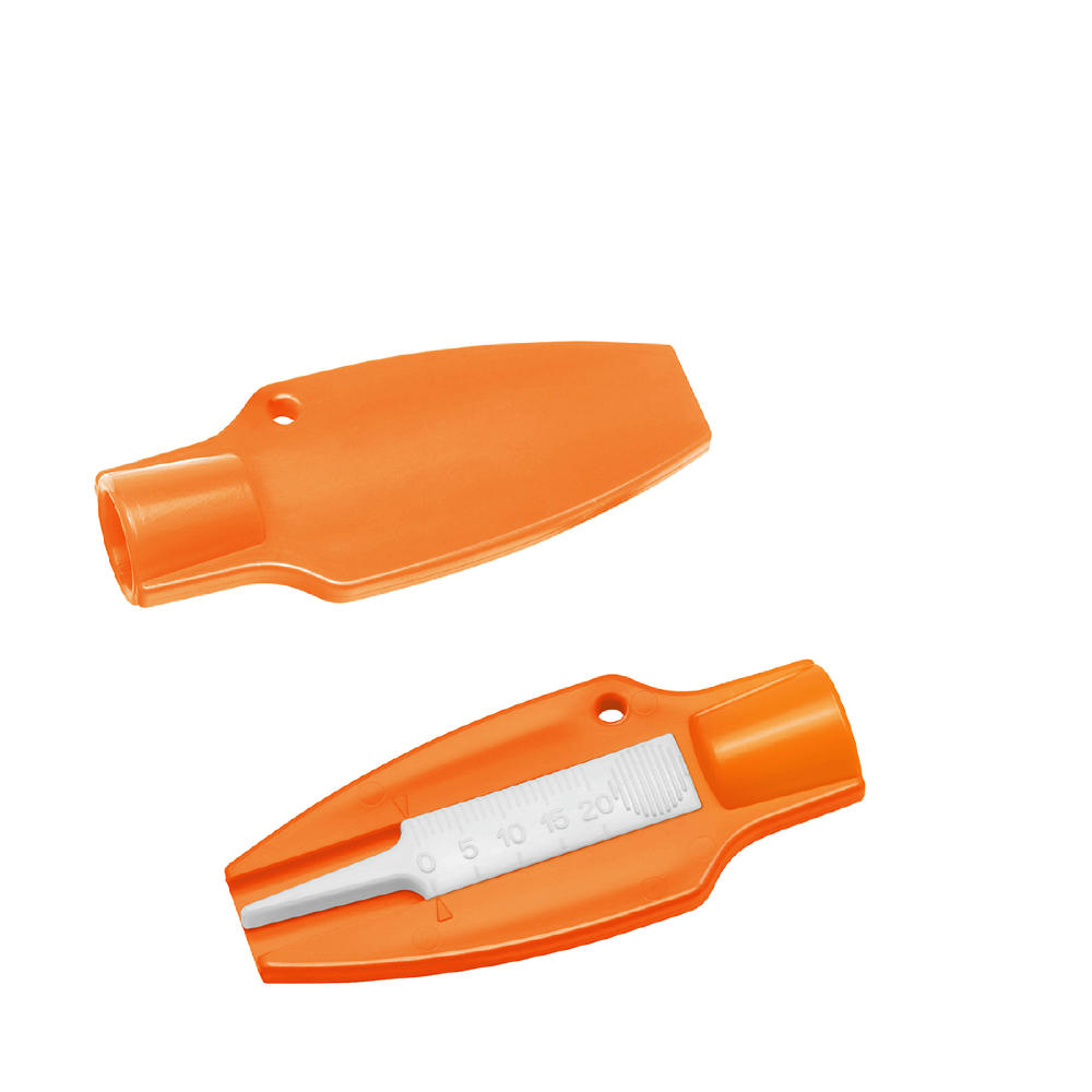 Reifenprofiltiefenmesser mit Ventilkappendreher