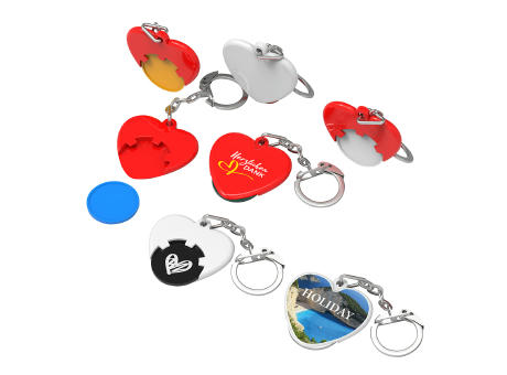 Chiphalter mit 1€-Chip "Herz"