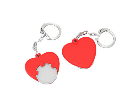 Chiphalter mit 1€-Chip "Herz"