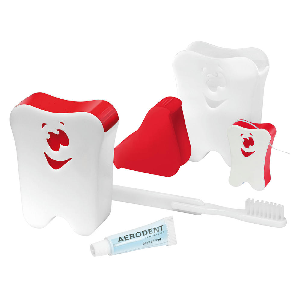 Reise-Zahnputz-Set "Gesicht"