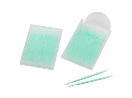 Zahnstocher mit Interdentalbürsten