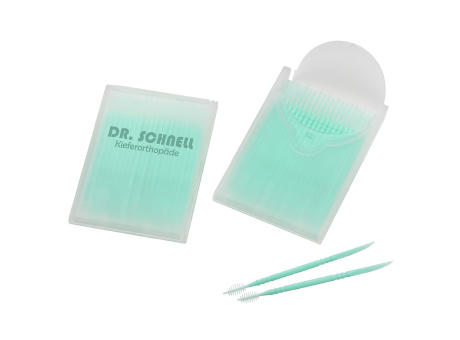 Zahnstocher mit Interdentalbürsten