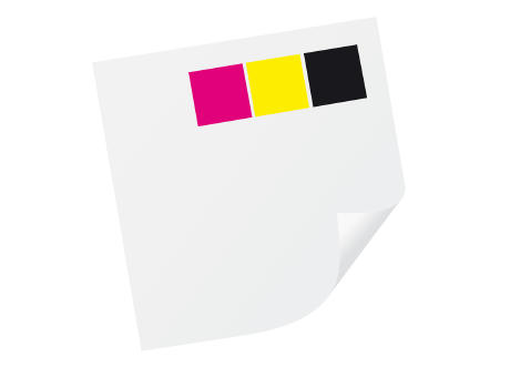 Einzelblattdruck für Zettelbox >50mm, 3-farbig