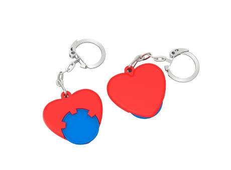 Chiphalter mit 1€-Chip "Herz"