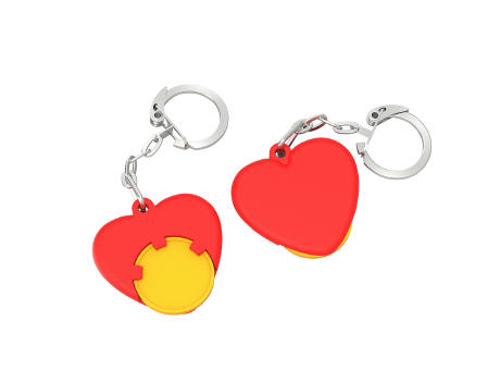 Chiphalter mit 1€-Chip "Herz"