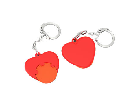 Chiphalter mit 1€-Chip "Herz"