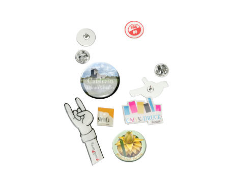 Pin (Metall-Anstecker aus Aluminium), ø 16 mm