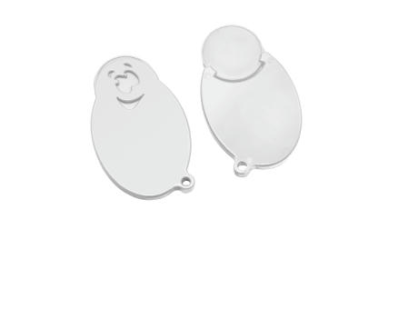 Chiphalter mit 1€-Chip "Gesicht"