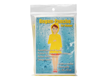 Regen-Poncho für Kinder