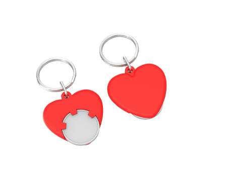 Chiphalter mit 1€-Chip "Herz"