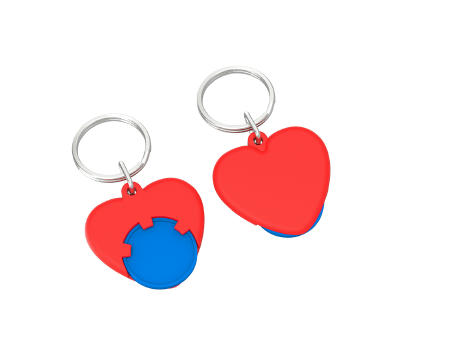 Chiphalter mit 1€-Chip "Herz"