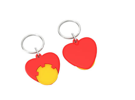 Chiphalter mit 1€-Chip "Herz"