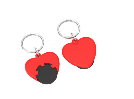 Chiphalter mit 1€-Chip "Herz"