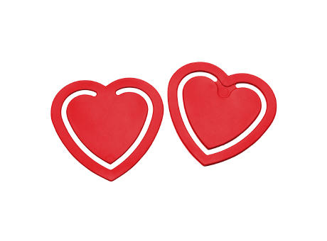 Zettelklammer "Herz"