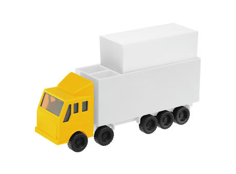 Zettelbox mit Köcher "LKW"