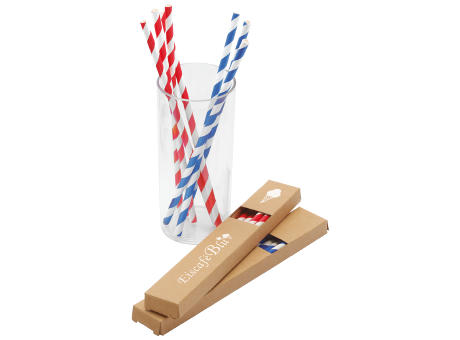 Strohhalm-Set Papier