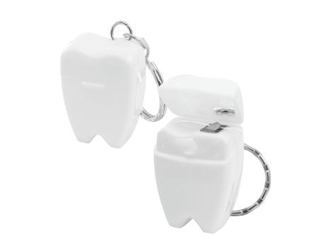 Zahnseide-Schlüsselanhänger