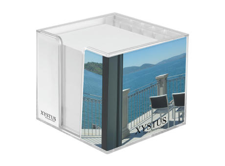 Zettelbox mit Köcher "Sigma", doppelwandig