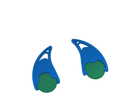 Chiphalter mit  1€-Chip "Epsilon"