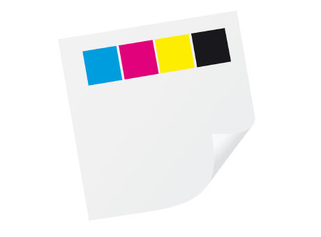 Einzelblattdruck für Zettelbox "Gamma" 4-farbig