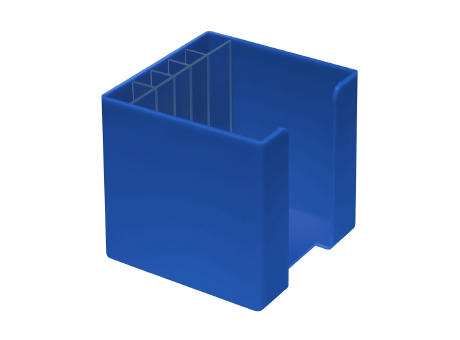 Zettelbox mit Köcher "Alpha"