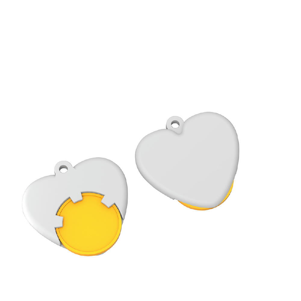 Chiphalter mit 1€-Chip "Herz"