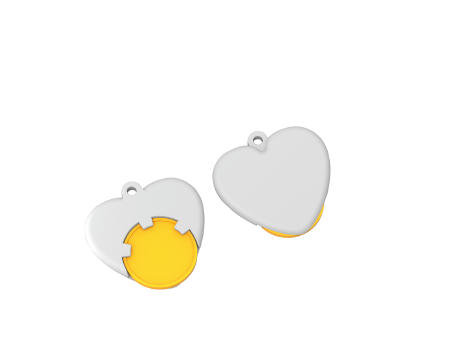 Chiphalter mit 1€-Chip "Herz"